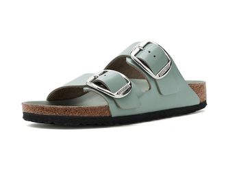 Birkenstock Arizona Big Buckle High Shine Womens Shoes Pure Sage : EU 41 (US Womens 10-10.5) Narrow