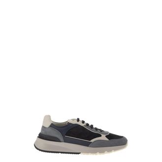 Brunello Cucinelli Schoenen, Heren, Blauw, 42 EU, Su&egrave;de, Nubuck en Su&egrave;de Sneakers
