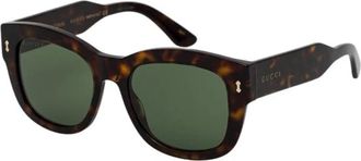 Gucci Zonnebrillen - Heren - Zonnebrillen - Bruin - 53 MM - Accessoires