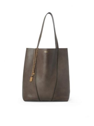 Chlo&eacute; CHLO&Eacute; SPIN TOTE BAG IN GRANATE LEATHER - Chloe - Woman