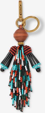 Etro Taschen-Charm aus Leder und Perlen Doll