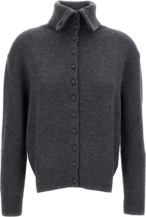 Lisa Yang Grey Denie Cashmere Cardigan