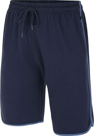 KAM Jersey Gym Shorts Elasticated Waist Drawstring Running Fitness Mens Plus Size 2XL-8XL 3312 (UK, Alpha, 7XL, Plus, Regular, Navy)
