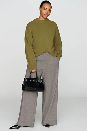 Good American Plus The Pull On Trousers Pants