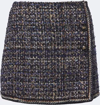 Etro Minifalda de tweed