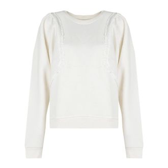 Pepe Jeans London Esther Sweatshirt - Dames - Sweatshirts & Hoodies - Beige - Maat: XS Katoen