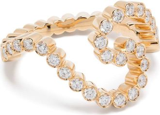 Sophie Bille Brahe 18K Recycled Yellow Gold Gaia Ensemble Diamond Ring - Womens - Diamond/18kt Recycled Yellow Gold