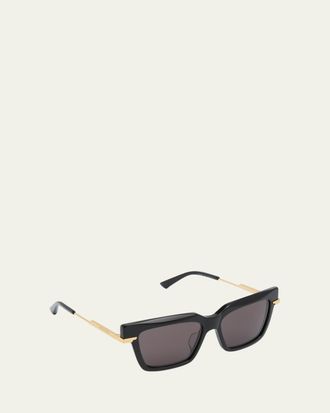 Bottega Veneta Acetate Cat-Eye Sunglasses