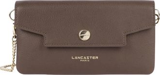 Lancaster Grace Leren Clutch Portemonnee - Dames - Portefeuilles - Bruin - ONE Size - Leer - Accessoires