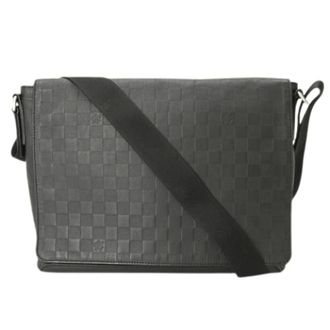 Louis Vuitton Pre-owned Cross Body Bags, male, Black, Size: ONE SIZE Pre-owned Damier Infini Shoulder Bag