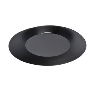 Lucide Plaf&oacute;n led redondo en metal negro di&aacute;m:34,5cm