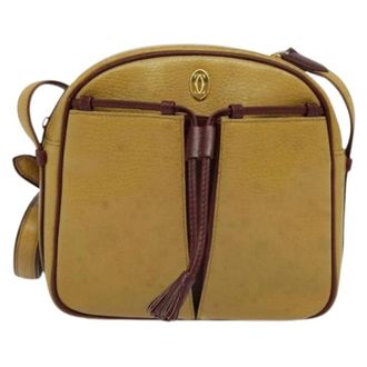 Cartier Pre-owned Cross Body Bags, female, Brown, Size: ONE SIZE Pre-owned Vintage Crossbody Bag