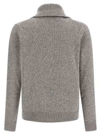 Zanone Virgin Wool Cardigan - Gray