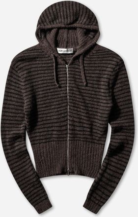 Our Legacy Women s Compact Hood Sweater Dirt Stripe