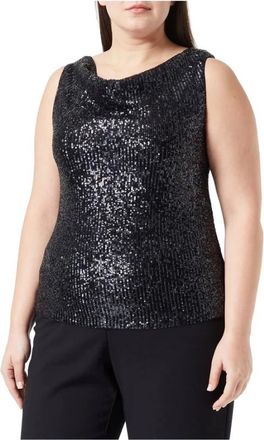 s.Oliver Dames, Tops, Zwart, Maat: L