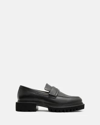 AllSaints Vinni Chunky Leather Loafers