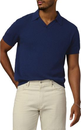 Joe's Johnny Collar Polo in French Navy at Nordstrom, Size Xx-Large