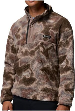 Columbia Helvetia II Printed Half Snap Fleece Fleecepullover f&uuml;r Herren | braun