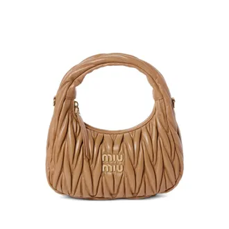 Miu Miu Wander Matelass&eacute; Nappa Leather Bag