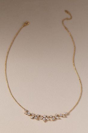 Nadri Laura Crystal Floral Necklace