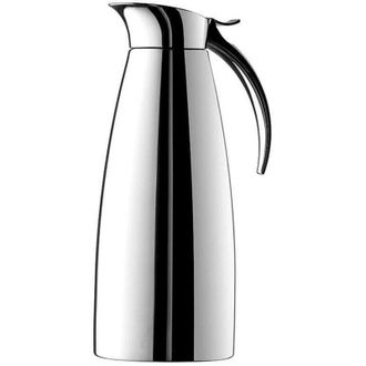Emsa Emsa 502488 Isolierkanne, Edelstahl, 0.6 Liter, Easy Open Verschluss, Eleganza