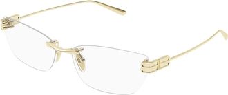 Balenciaga Glasses, female, Yellow, Size: 62 MM Rectangular Eyeglasses