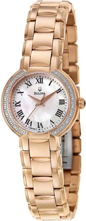 Bulova Womens Classic White Dial Watch