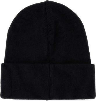 Dsquared2 Mens Wool Ribbed Beanie Black