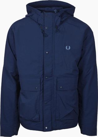 Fred Perry Mens FRED PERRY CROPPED RIPSTOP PARKA TENNIS BLUE - Navy - Size: 42