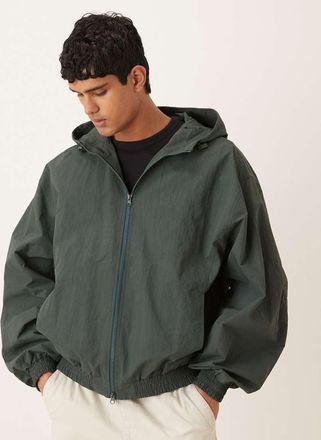 Asos Giacca sportiva oversize verde scuro