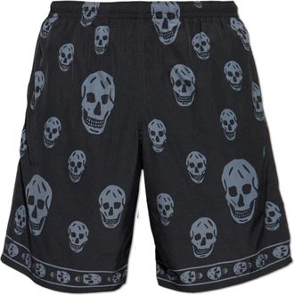 Alexander McQueen Alexander McQueen, Beachwear, male, Black, Size: S Swim shorts