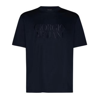 Giorgio Armani Heren, Tops, Blauw, Maat: 2XL Jersey