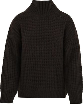 Douuod Bruine Acacia Trui voor Vrouwen - Dames - Coltruien - Bruin - S - Truien & Vesten