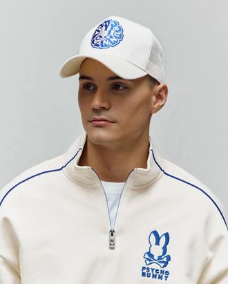 Psycho Bunny Mens Toby Trucker Cap 250 PRISTINE / O/S