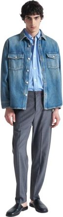 Mauro Grifoni Hombre, Camisas, Azul, Talla: XL