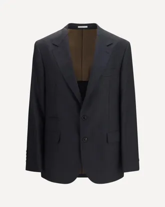 Brunello Cucinelli Wool houndstooth Jacket Male 56