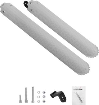 OEM Guardabarros Gruesos Para Scooters De Alta Resistencia - Gris Claro