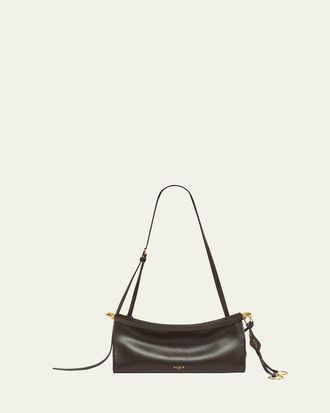 Alaia Le Click Small Shoulder Bag in Glossy Leather