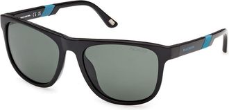 Skechers SE00179 Polarized 01R Mens Sunglasses Black Size 56