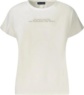 North Sails Cotton T-Shirt - Dames - T-shirts - Wit - S - Katoen - Tops