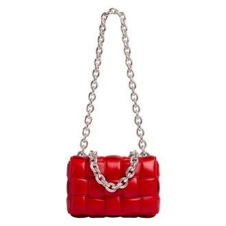 Bottega Veneta The Chain Cassette - - Bags - Donna - Rosso - ONE SIZE