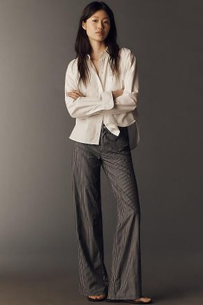 Rag & Bone Saige Cotton Stripe Poplin Pants