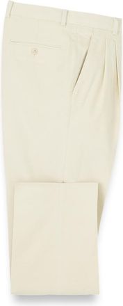 Paul Fredrick Cotton Stretch Corduroy Pleated Pants