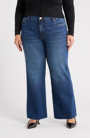 Kut from the Kloth Meg Fab Ab High Waist Ankle Wide Leg Jeans in Inexhaustible at Nordstrom Rack, Size 14W