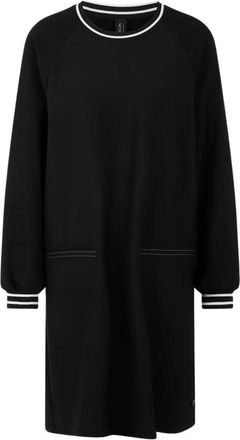 Marc Cain Vloeiende A-lijn Jurk - Dames - Casual kleedjes - Zwart - S - Kleedjes