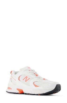 New Balance Gender Inclusive 530 Sneaker in Sea Salt/Peach Nectar at Nordstrom, Size 9 Womens