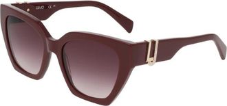 Liu Jo Authentieke Bril met Topkwaliteit - unisex - Zonnebrillen - Rood - 55 MM - Accessoires