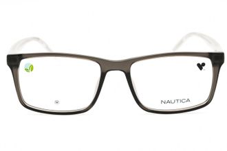 Nautica N8182 Rectangular Propionate Eyeglasses - Gray