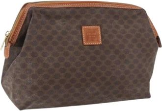 Celine Pre-owned Clutches, female, Brown, Size: ONE SIZE Pre-owned Macadam Clutch