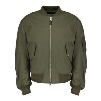 Givenchy Bomber Couture Seam Jacket - male - Givenchy - Bomber Jackets - Green - M - Jackets